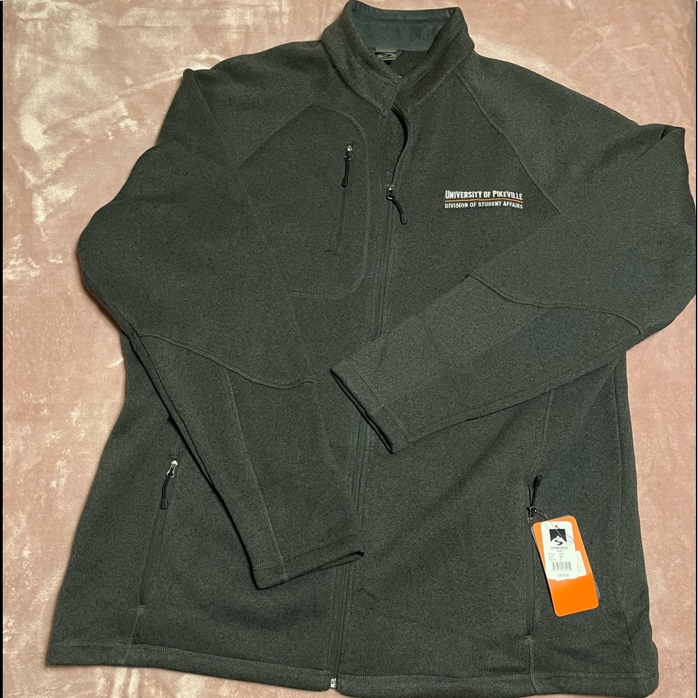 Gray Storm Creek fleece light jacket